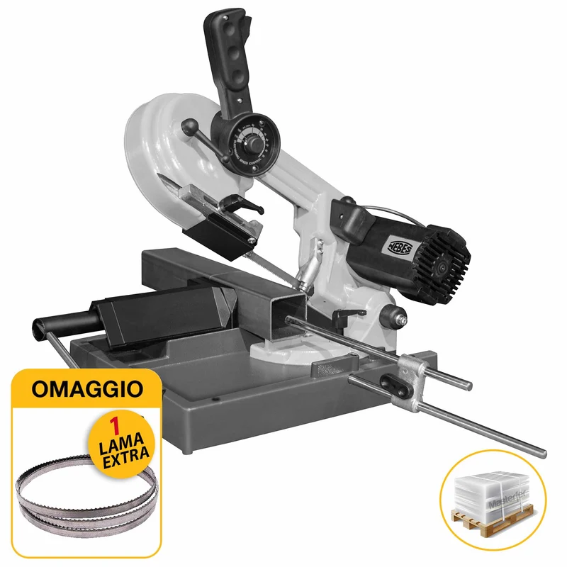 Nebes TM105MI - Segatrice a nastro per ferro (Made in Italy)