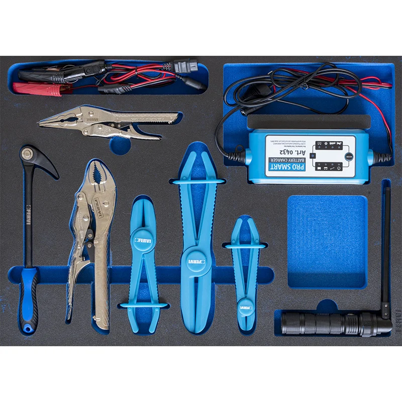 Fervi TM01/053 - Serie utensili aggiuntivi per automotive in termoformato morbido