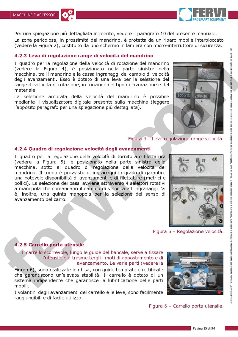 Fervi T075I - Tornio parallelo con visualizzatore ed inverter