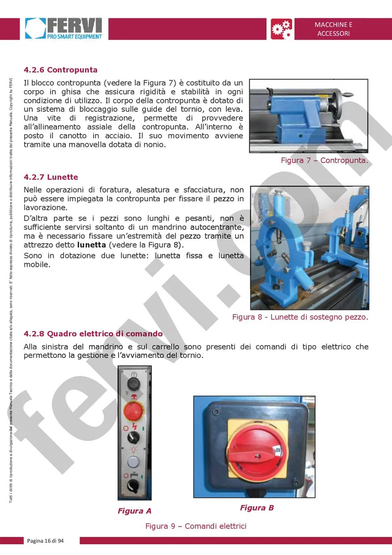 Fervi T075I - Tornio parallelo con visualizzatore ed inverter
