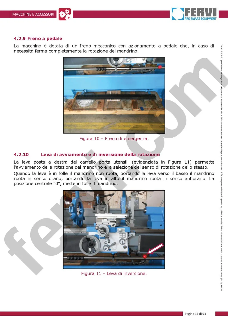 Fervi T075I - Tornio parallelo con visualizzatore ed inverter