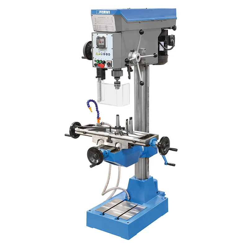Fervi T073 - Trapano fresa a colonna 400V 50 Hz 1,1/1,9 kW