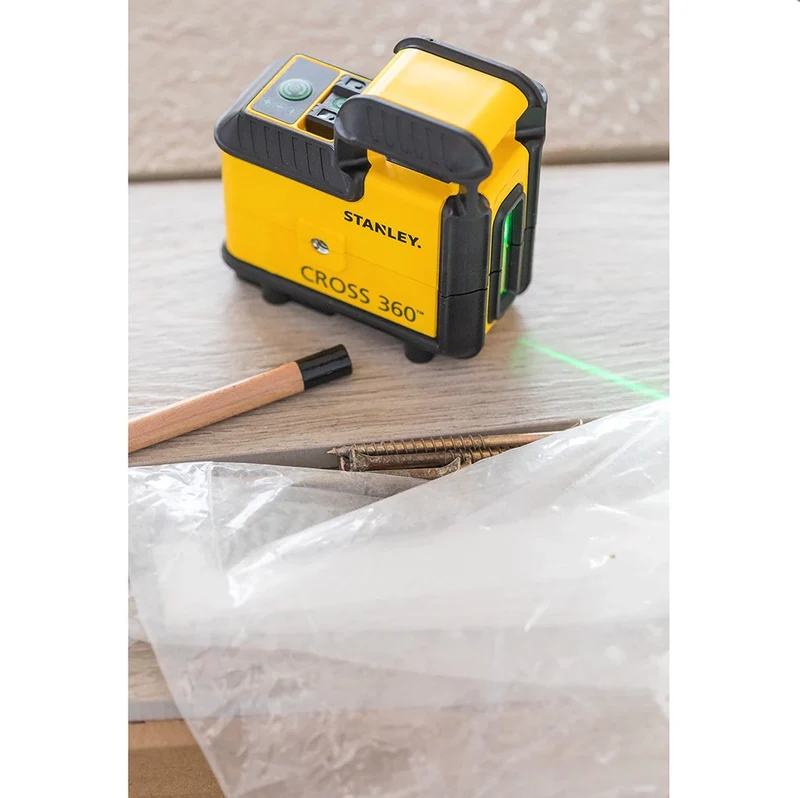 Stanley STHT77594-1 - Livella laser tracciatore CROSS 360 - raggio verde