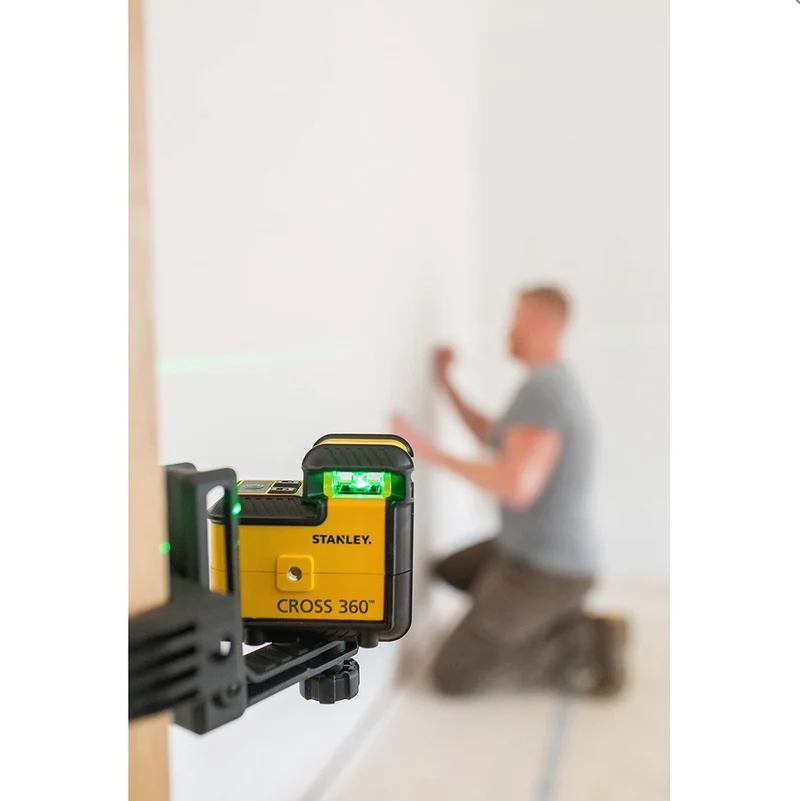 Stanley STHT77594-1 - Livella laser tracciatore CROSS 360 - raggio verde