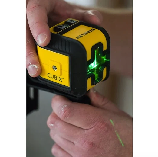STANLEY STHT77499-1 Cubix - Livella laser autolivellante a raggio verde - 16 metri