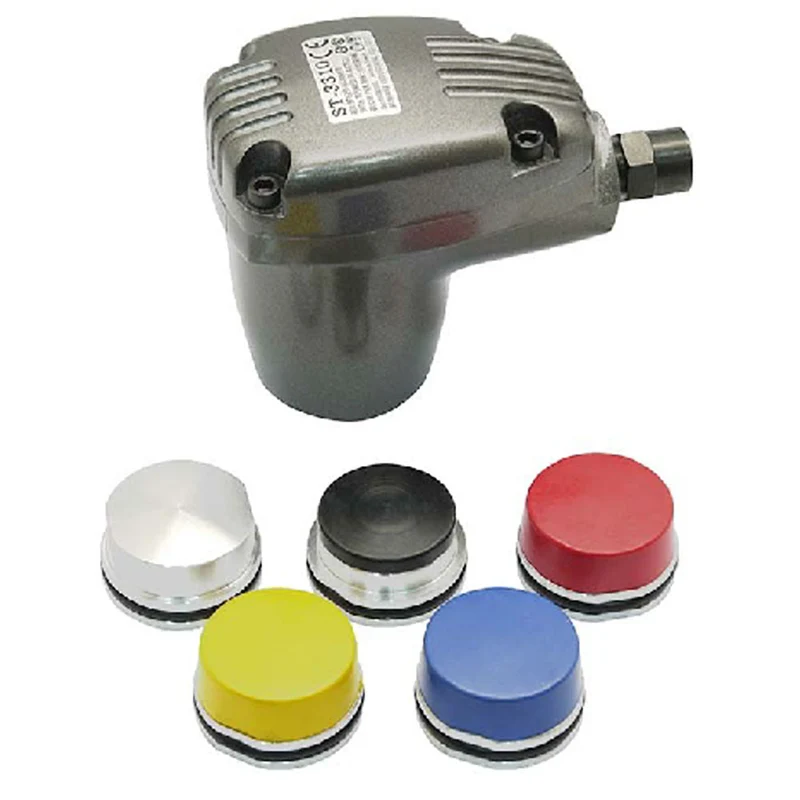 Sumake ST-3310K - Martello pneumatico palmare con 6 tamponi, tipo Rhino Hammer per taglio al laser