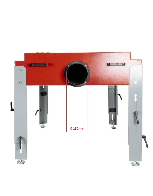 Holzmann SSAT150M banco tavolo di levigatura aspirazione per metallo