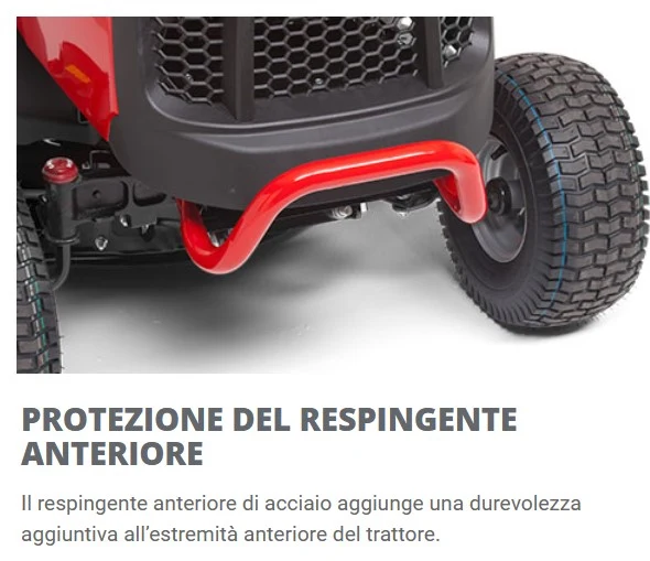 Snapper SPX210 - Trattorino rasaerba con piatto da 117 cm ed avviamento elettrico