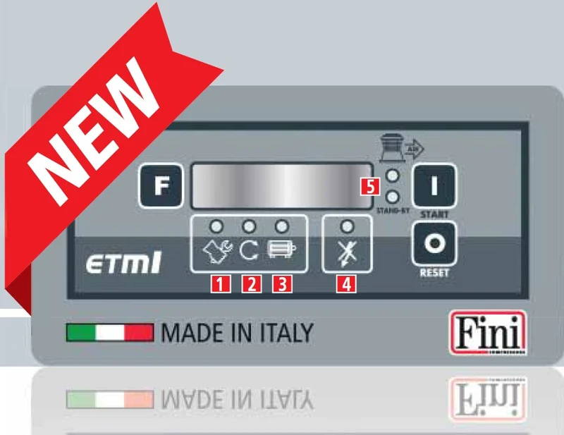 Fini PULSAR ULTIMATE K50-500-10 TA con ETMI , 500litri 10 bar , 10 Hp , 400v , silenziato professionale