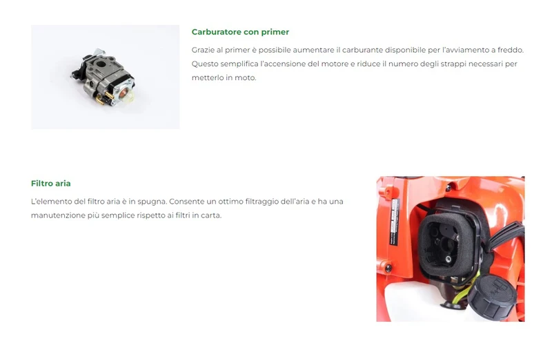 MGF SM260 - Soffiatore soffiafoglie a scoppio