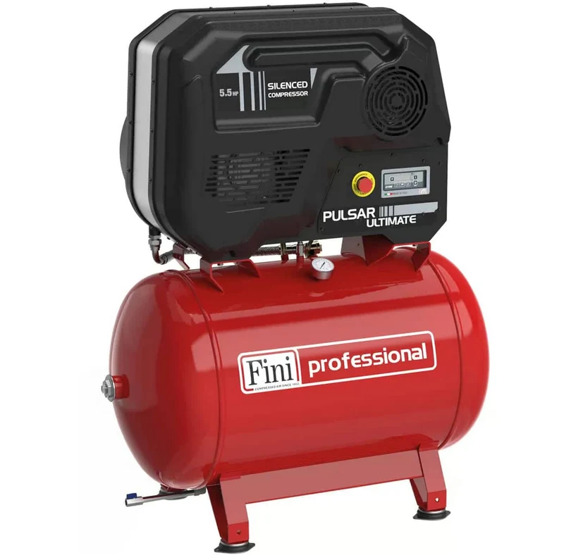 Fini PULSAR ULTIMATE K30-270-5,5 SD 270 litri , 10 bar , 5,5 Hp , 400v , silenziato , professionale , compatto, con ETMI