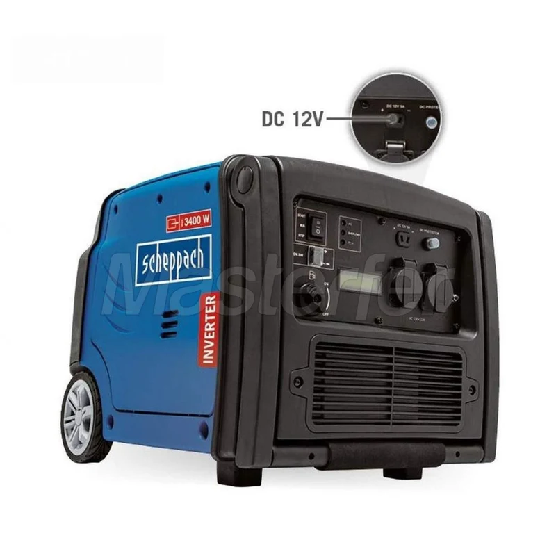 Scheppach SG3400i - Generatore di corrente inverter 3400W con telecomando