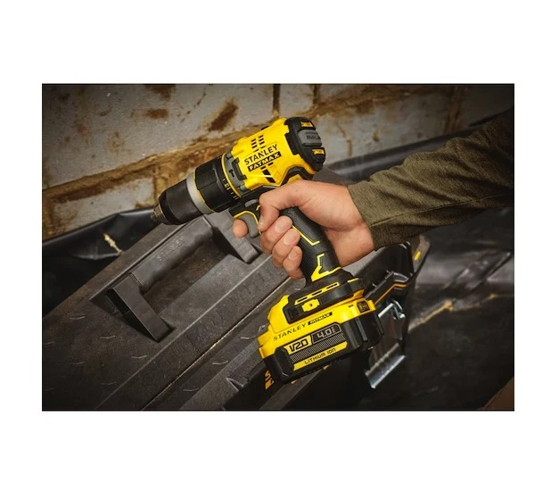 Stanley SFMCD721M2K-QW - Trapano avvitatore 18V brushless a percussione - 2 x 4Ah