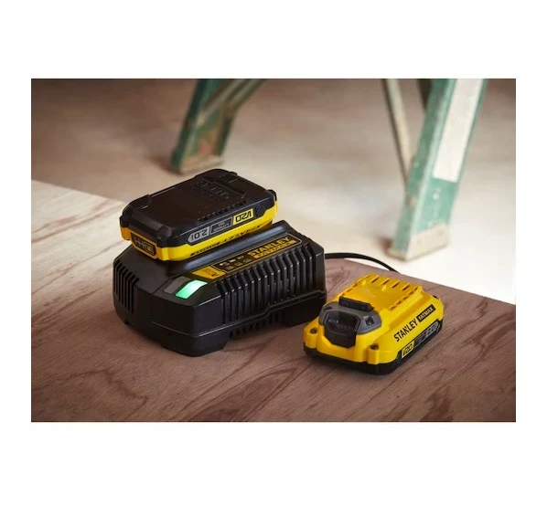 Stanley SFMCD721M2K-QW - Trapano avvitatore 18V brushless a percussione - 2 x 4Ah