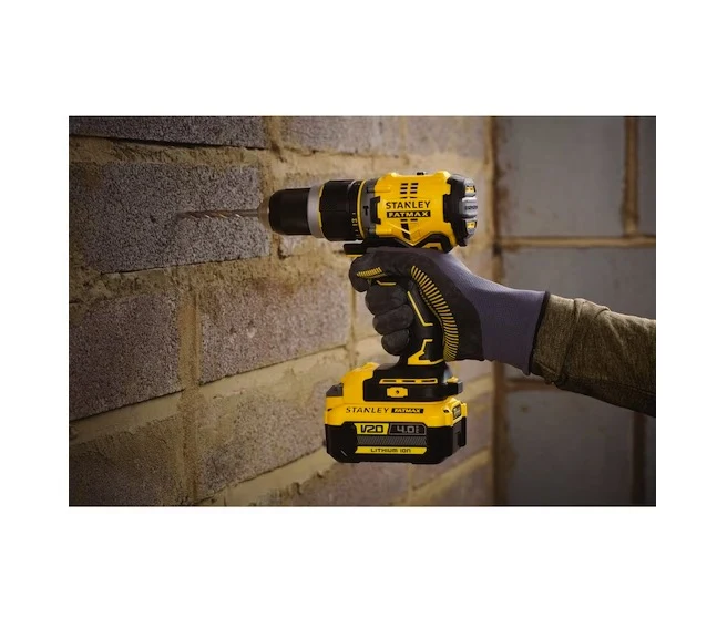 Stanley SFMCD721M2K-QW - Trapano avvitatore 18V brushless a percussione - 2 x 4Ah
