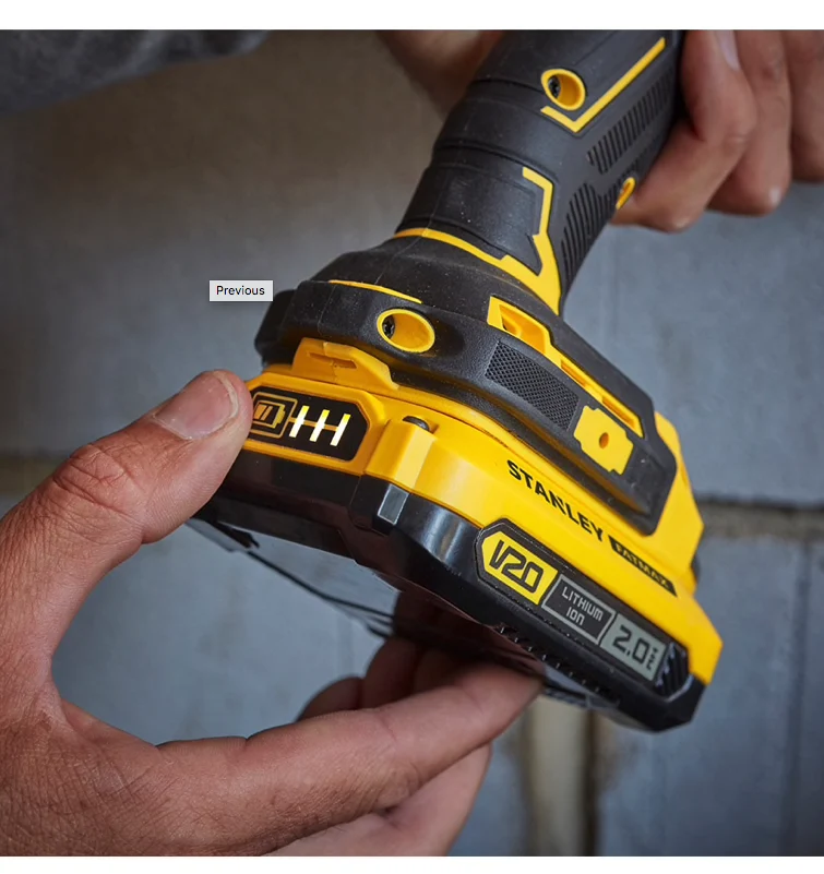 Stanley FatMax SFMCD715D2K - Trapano avvitatore con percussione 2 batterie 2.0Ah 18V