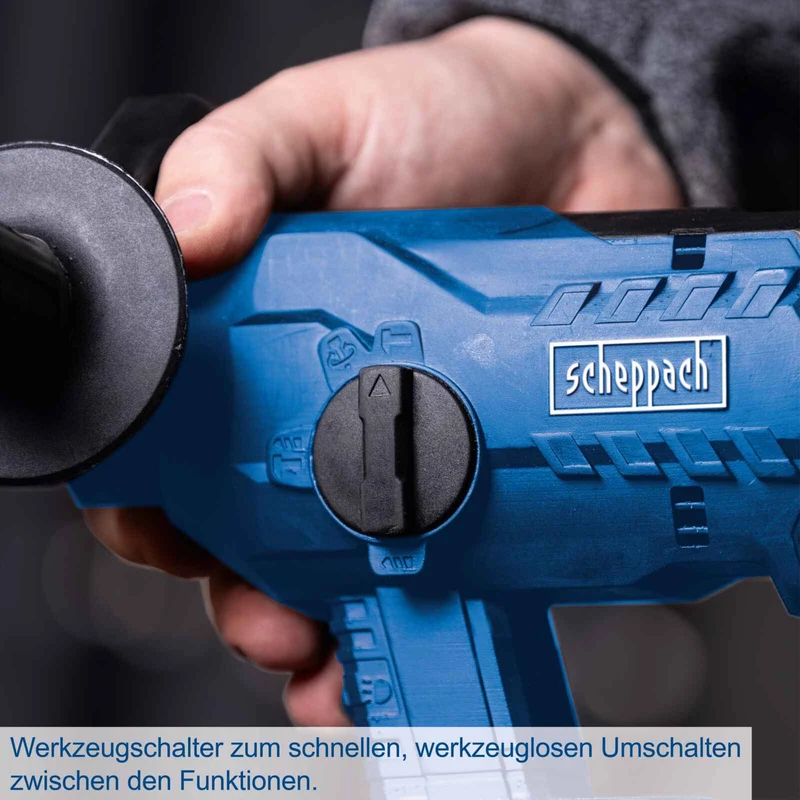 Scheppach set 2 elettroutensili a batteria 20V ixes - Tassellatore, Smerigliatrice - 2 batterie
