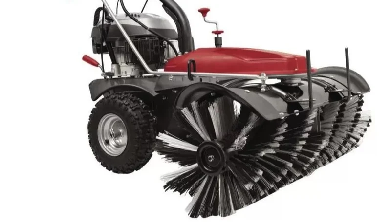 Scheppach SC2200PE - Spazzatrice a scoppio multifunzione con avviamento a scoppio