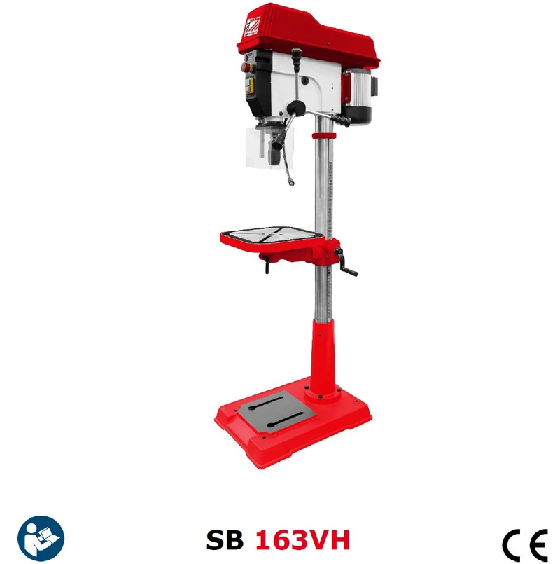 HOLZMANN sb163vh Trapano a colonna a cinghia 230v mandrino da 16 mm 1100W