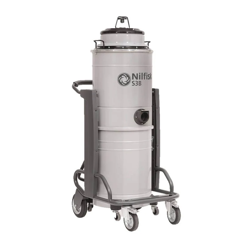 Nilfisk S3B L100 - Aspiratore industriale solidi e liquidi 100 litri con 3 motori 230V