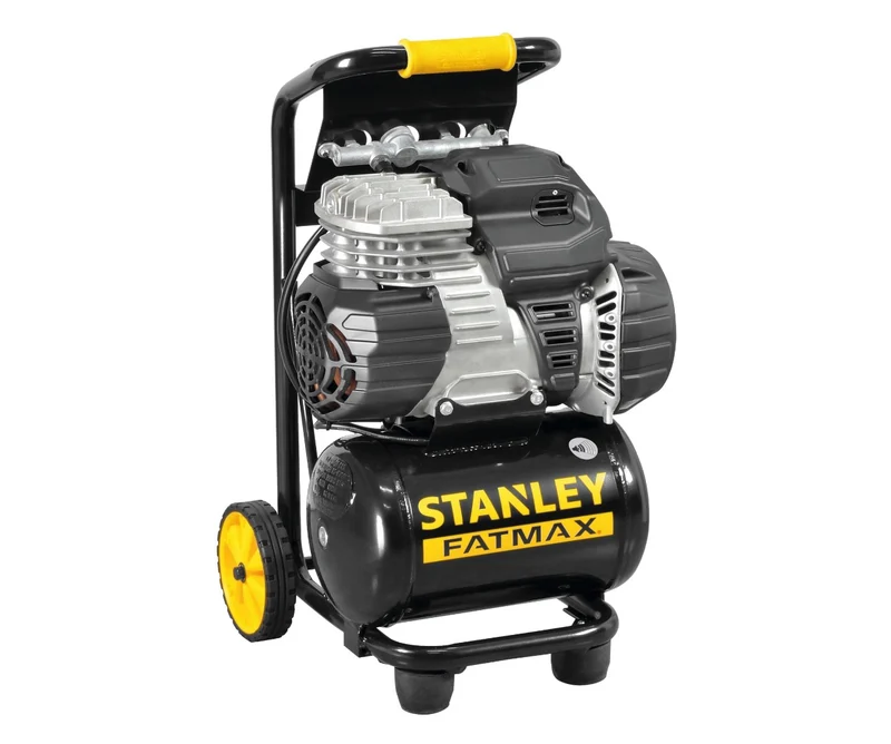 Stanley S 244/8/10 PCM - Compressore aria portatile silenzioso non lubrificato 10 litri