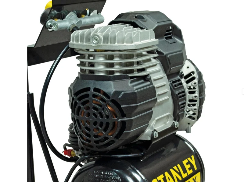 Stanley S 244/8/10 PCM - Compressore aria portatile silenzioso non lubrificato 10 litri