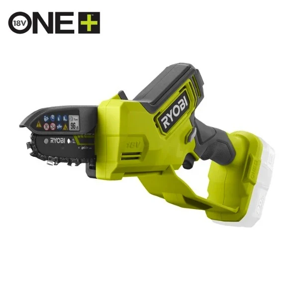 Ryobi RY18PSX10A-0 - Seghetto da potatura a batteria 18V - barra da 10 cm - solo corpo