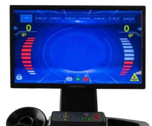 Zipper RWM827-LCD - Equilibratrice gomme pneumatici auto - con display LCD