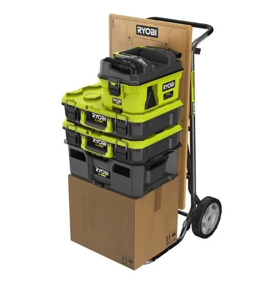 Ryobi RWBSB-01 - Banco da lavoro pieghevole e carrello in legno su ruote