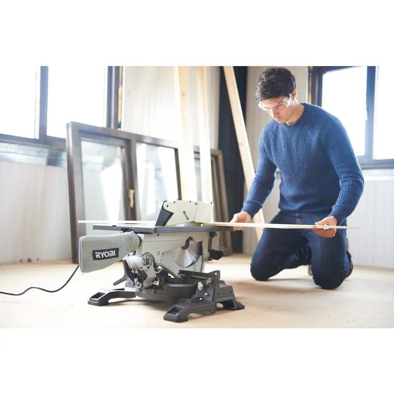 Ryobi RTMS1800-G - Troncatrice legno combinata con pianetto - 1800W MM.254