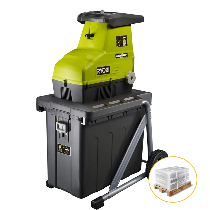 Ryobi RSH3045U - Biotrituratore elettrico silenzioso - 3000W 220V , ramo max 45 mm