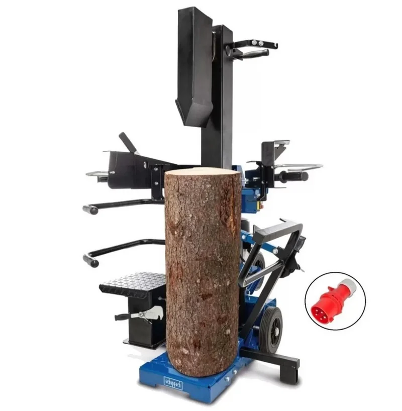 Scheppach compact 15t 400v Spaccalegna elettrico verticale 1070mm 15 tonnellate 3500w