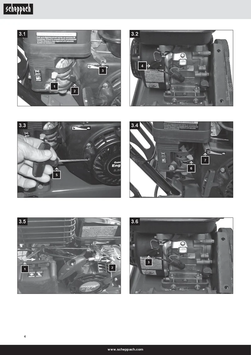 SCHEPPACH hp1900s Piastra vibrante compattatore vibrocostipatore 17000 n