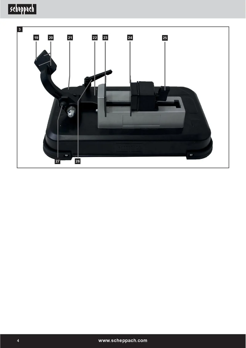 Scheppach MBS1200 - Sega segatrice a nastro portatile metallo ferro 1200W