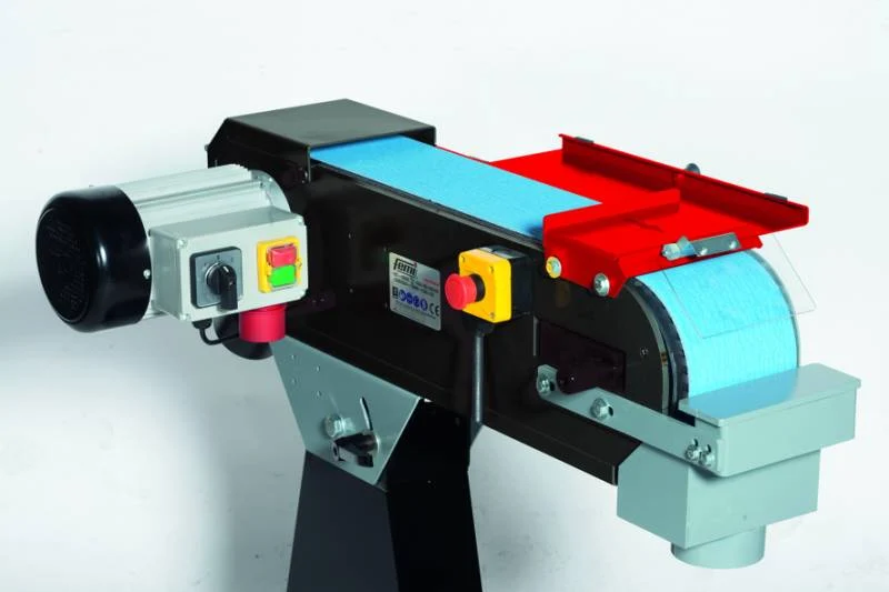 Femi 577 - Levigatrice a nastro orizzontale con basamento, nastro 150x2000 mm - Trifase