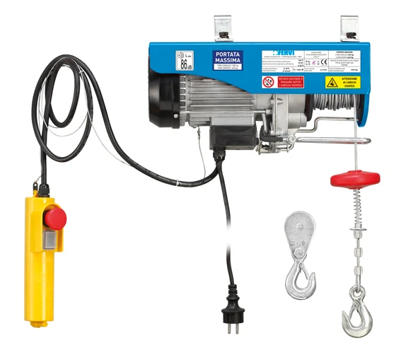Fervi 0602 - Paranco elettrico 230v 200/400kg con OMAGGIO
