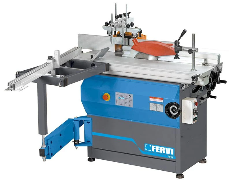 Fervi 0504 - Combinata 5 funzioni per legno, squadratrice, circolare