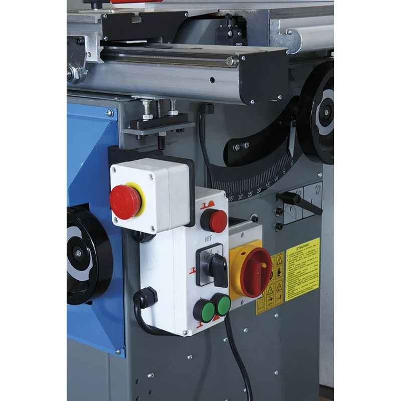 Fervi 0504 - Combinata 5 funzioni per legno, squadratrice, circolare