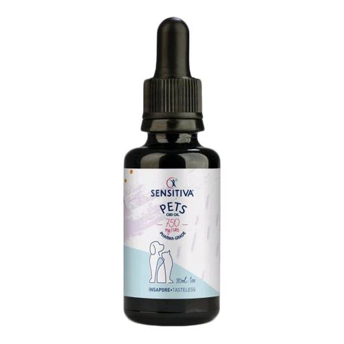 SENSITIVA - OLIO DI CBD PER ANIMALI - 750 MG/CBD (2,5%) - 30ML