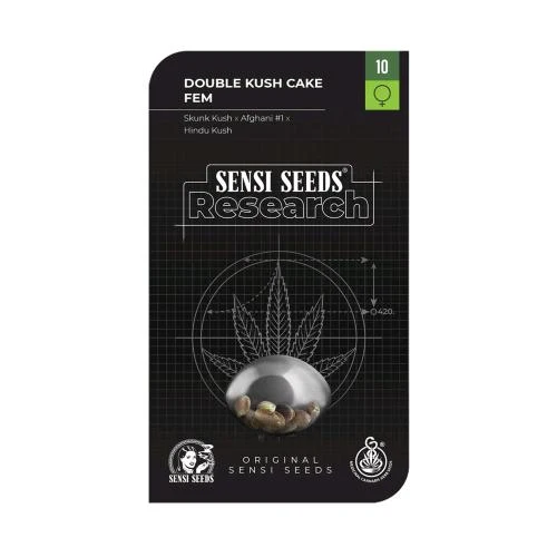 SENSI SEEDS - DOUBLE KUSH CAKE FEMMINIZZATO - RESEARCH - 1 SEME