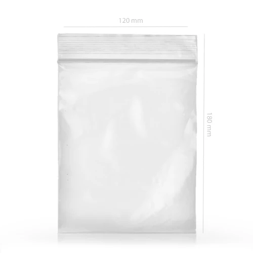 QNUBU - SACCHETTI CON ZIP - 120X180MM (SCATOLA 1000 UNITÀ)