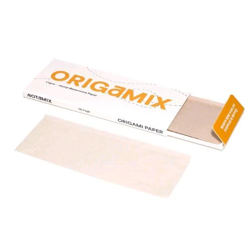 ORIGAMIX - CARTA ORIGAMI - CIGNO - CARTA FILIGRANA CANAPA - SCATOLA DA 50 LIBRETTI DA 50 FOGLI