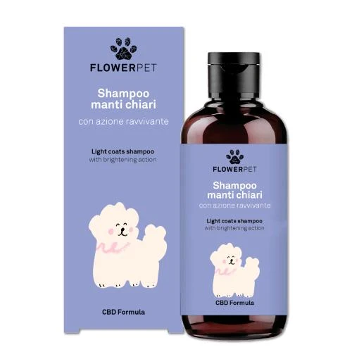 SHAMPOO PER MANTELLI LEGGERO AD AZIONE RIVITALIZZANTE 250ML - FLOWER PET