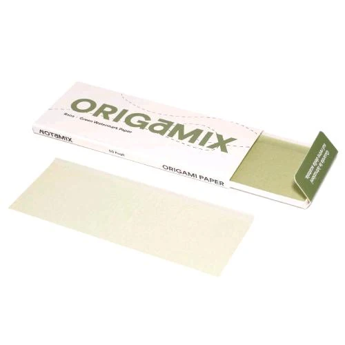 ORIGAMIX - CARTA ORIGAMI - RANA - CARTA FILIGRANA VERDE - SCATOLA DA 50 LIBRETTI DA 50 FOGLI