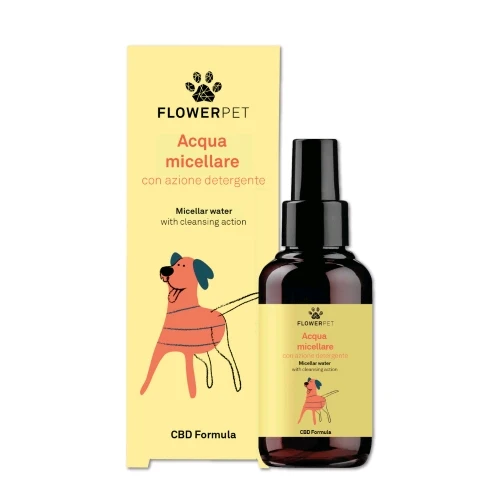 FLOWER FARM - ACQUA MICELLARE AL CBD PER AZIONE DETERGENTE - 100 ML