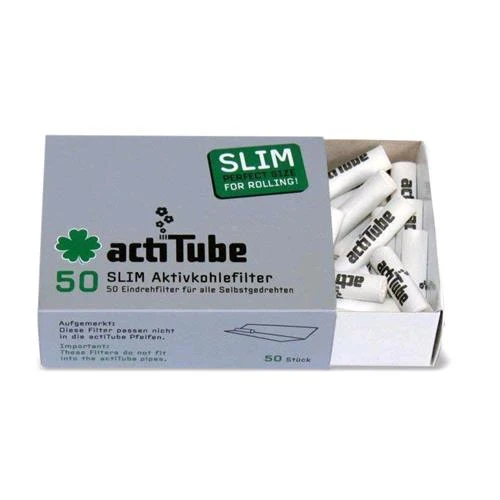 ACTITUBE - FILTRI FUMATORI SLIM - CONFEZIONE DA 50 PZ