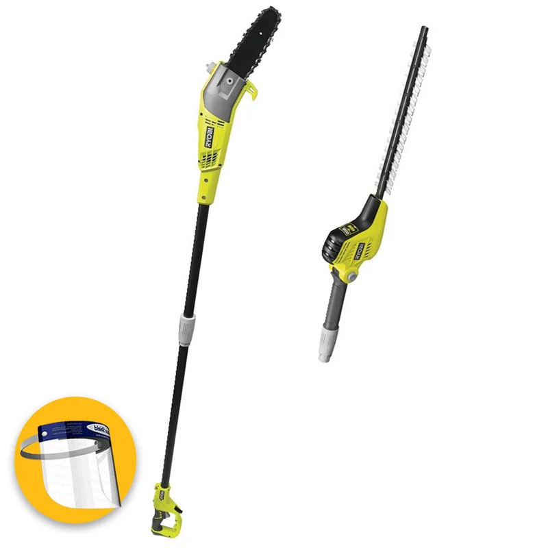 Multifunzione potatore e tagliasiepi elettrico Ryobi RP750450 , 220v , Lunghezza estendibile fino a 4 m