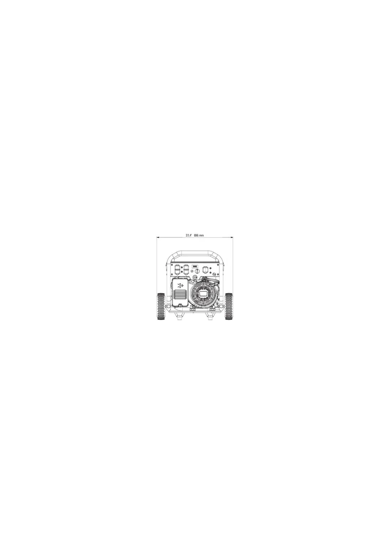 Cat RP4400 - Generatore di corrente 4,4 KW monofase a benzina carrellato