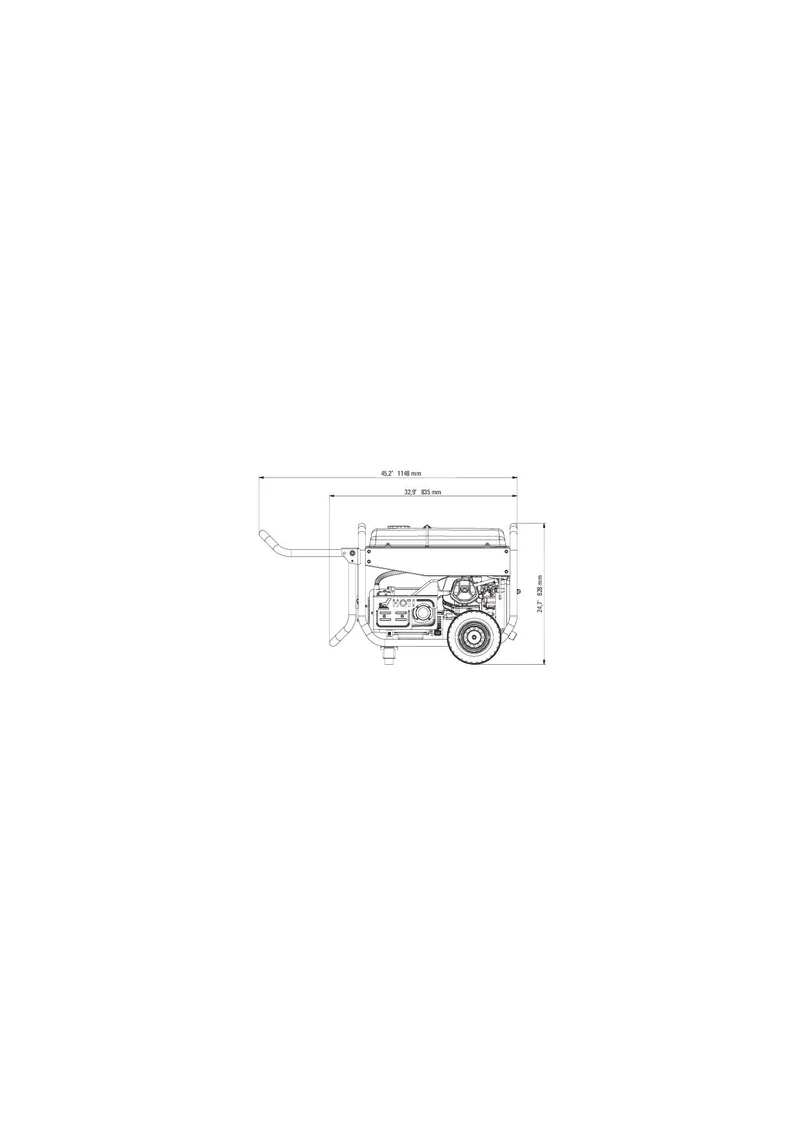 Cat RP4400 - Generatore di corrente 4,4 KW monofase a benzina carrellato