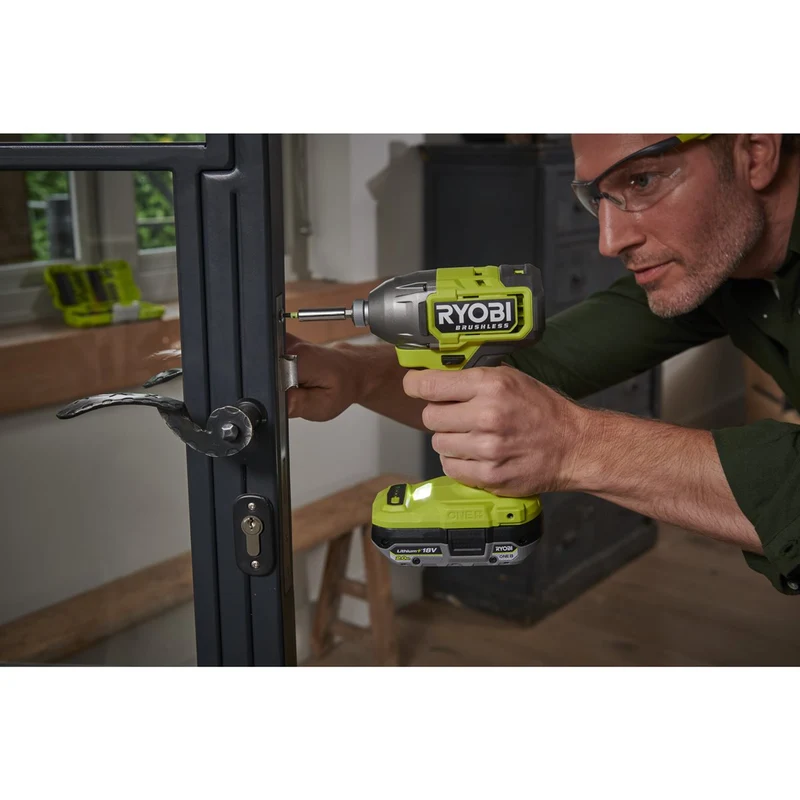 Ryobi RID18BL-0 - Avvitatore impulsi con attacco 1/4" 18V Brushless, solo corpo